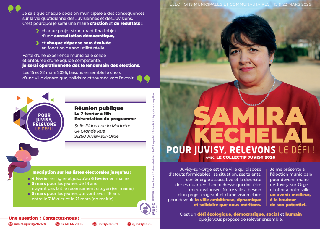 Plaquette Juvisy 2026